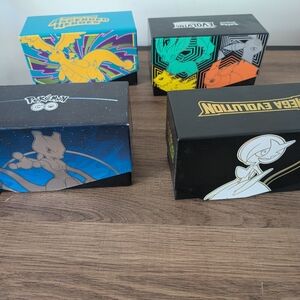 Pokemon Trading Card Deck Boxes  Empty Storage